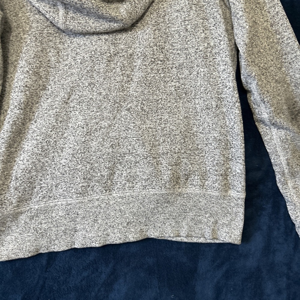 Roots Canada Womens Hooded Sweatshirt Size M Full Zip Gray Spellout Letters Y2K - Picture 11 of 15